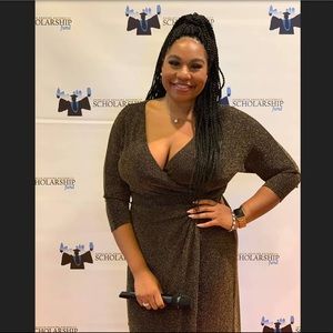 Lauren Ralph Lauren Gold/Black Gown